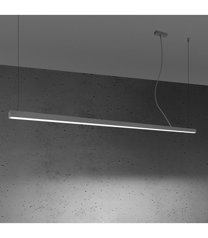 Pinne Integrated Led Pendant Ceiling Light Grey-3