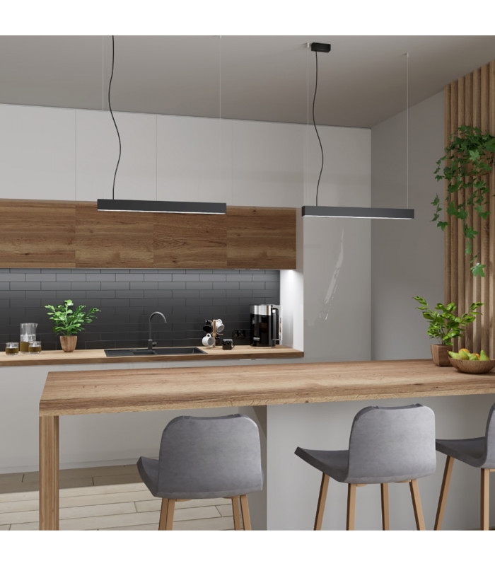 Pinne Integrated Led Pendant Ceiling Light Grey-14