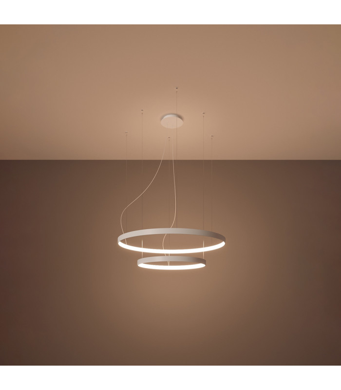 Rio Integrated Led Pendant Ceiling Light White-3