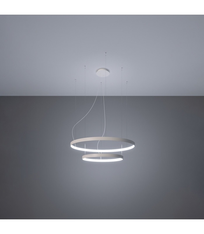 Rio Integrated Led Pendant Ceiling Light White-3
