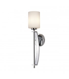 1 Light Large Wall Light - Polished Chrome Finish, G9 - 1