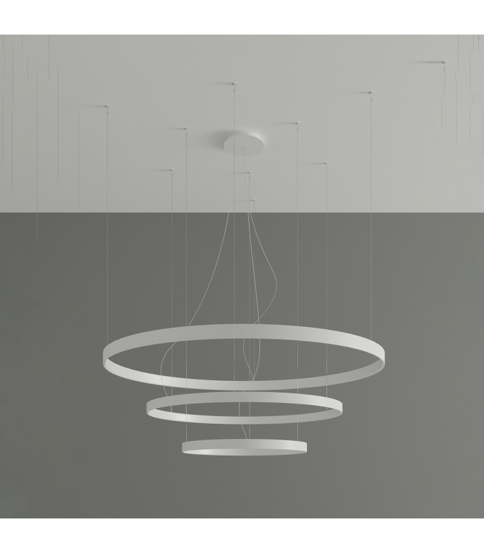 Rio Integrated Led Pendant Ceiling Light White-2