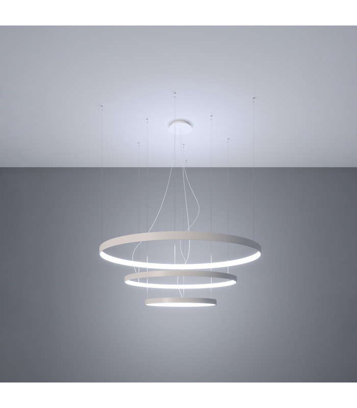 Rio Integrated Led Pendant Ceiling Light White-3