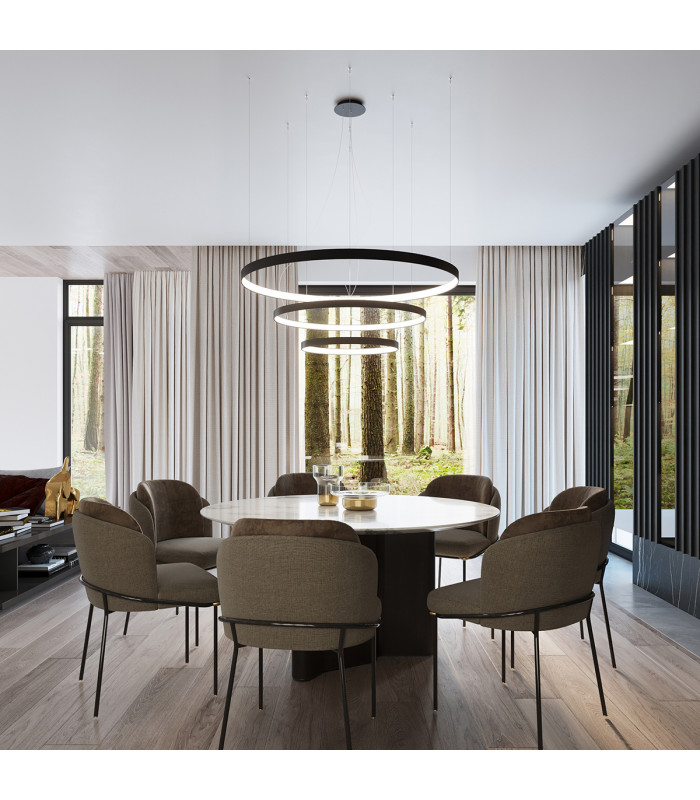 Rio Integrated Led Pendant Ceiling Light White-8