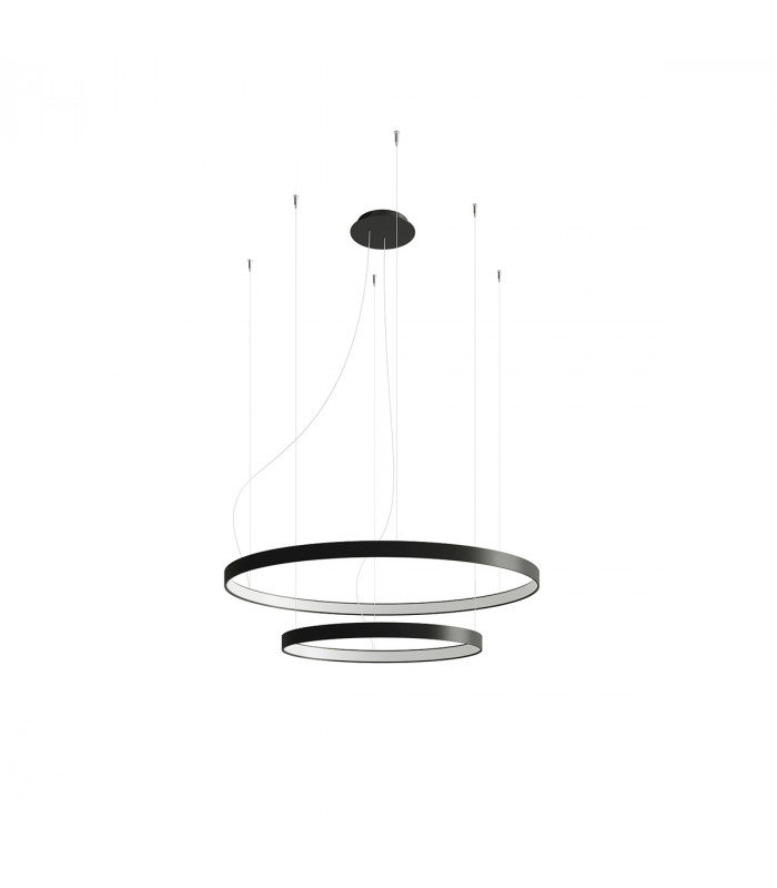 Rio Integrated Led Pendant Ceiling Light Black-1