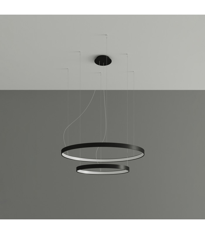 Rio Integrated Led Pendant Ceiling Light Black-2