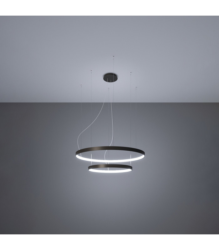 Rio Integrated Led Pendant Ceiling Light Black-3