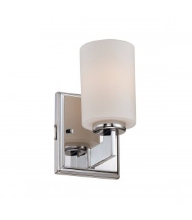 1 Light Small Wall Light - Polished Chrome Finish, G9 - 1