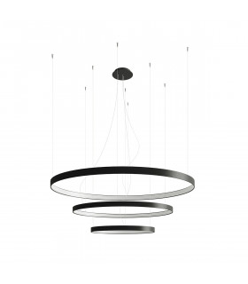 Rio Integrated Led Pendant Ceiling Light Black-1