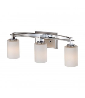 3 Light Above Mirror Light - Polished Chrome Finish IP44, G9 - 1