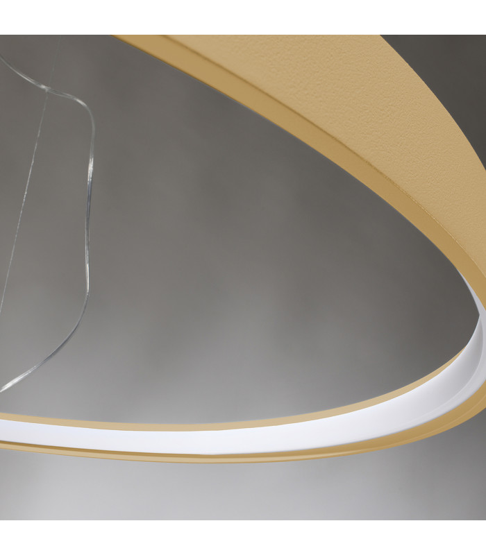 Rio Integrated Led Pendant Ceiling Light Golden-8