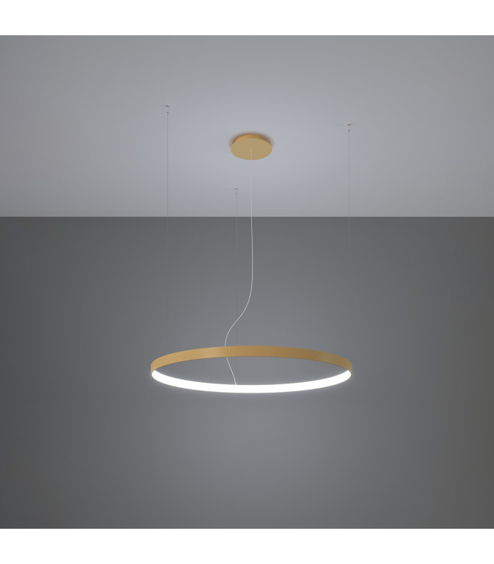 Rio Integrated Led Pendant Ceiling Light Golden-3