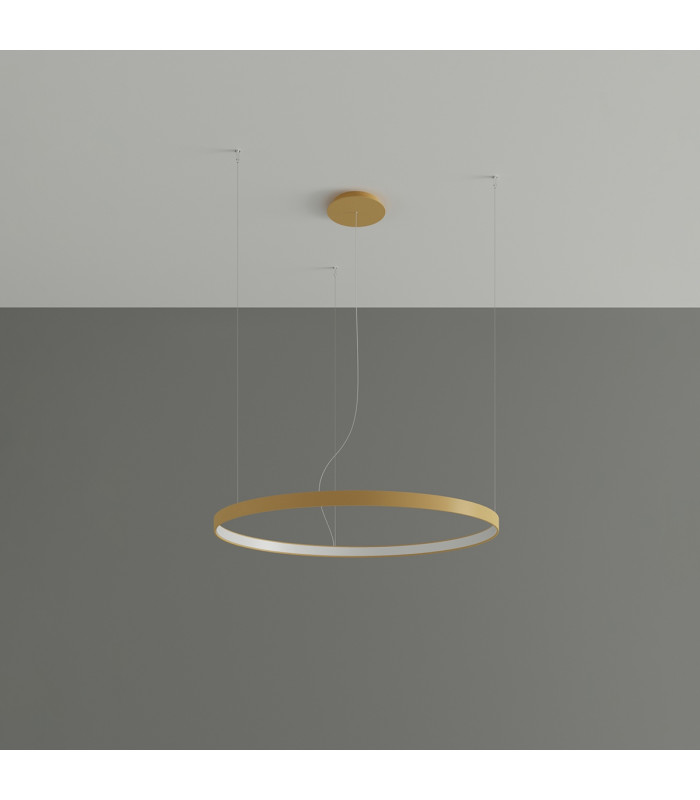 Rio Integrated Led Pendant Ceiling Light Golden-2