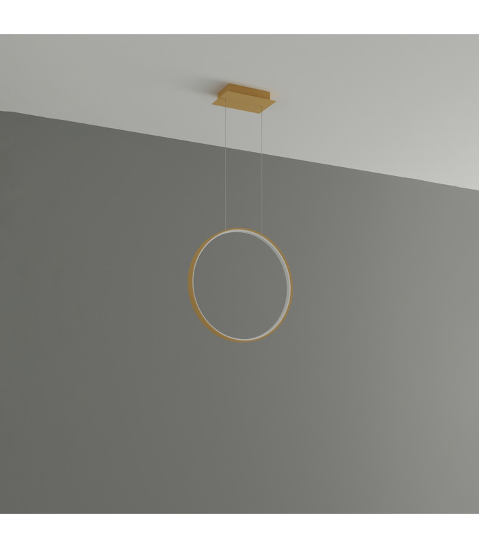 Rio Integrated Led Pendant Ceiling Light Golden-2