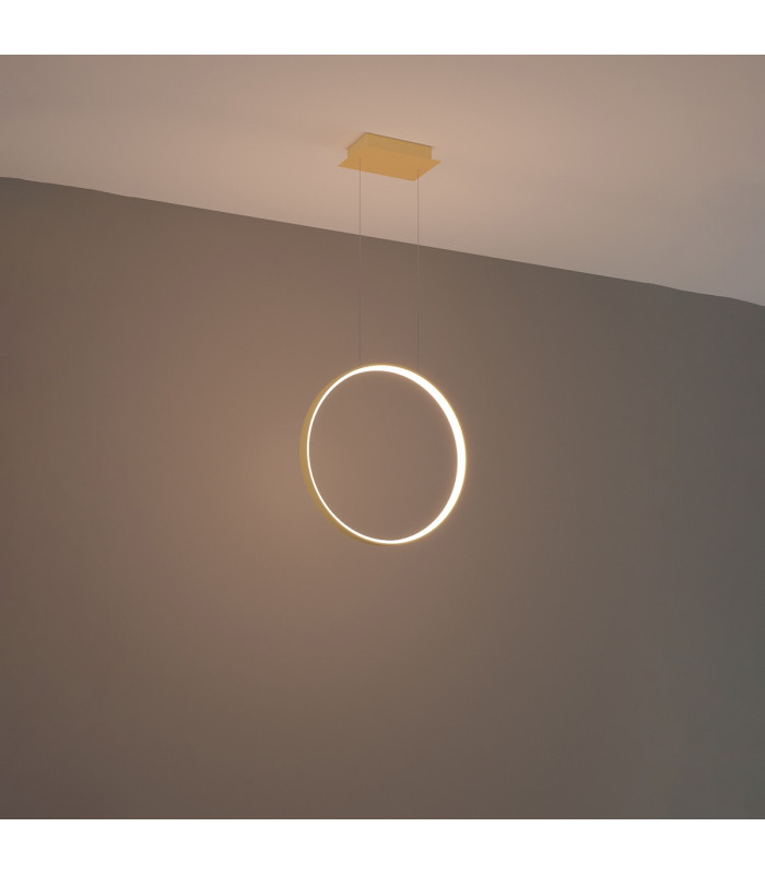 Rio Integrated Led Pendant Ceiling Light Golden-3