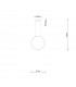 Rio Integrated Led Pendant Ceiling Light Golden-9
