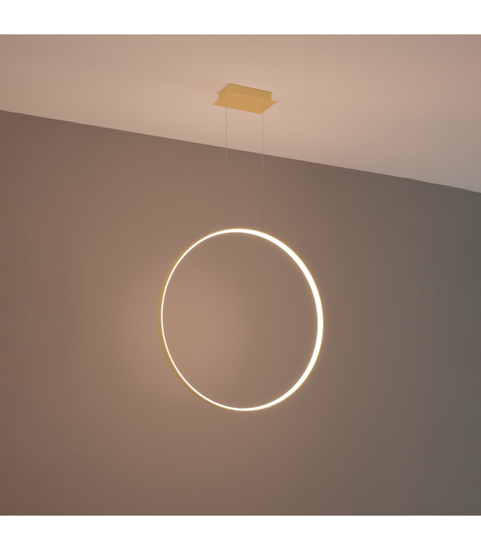 Rio Integrated Led Pendant Ceiling Light Golden-3