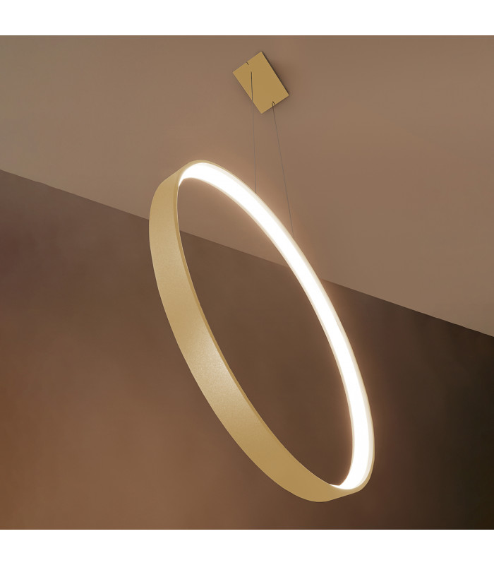 Rio Integrated Led Pendant Ceiling Light Golden-4