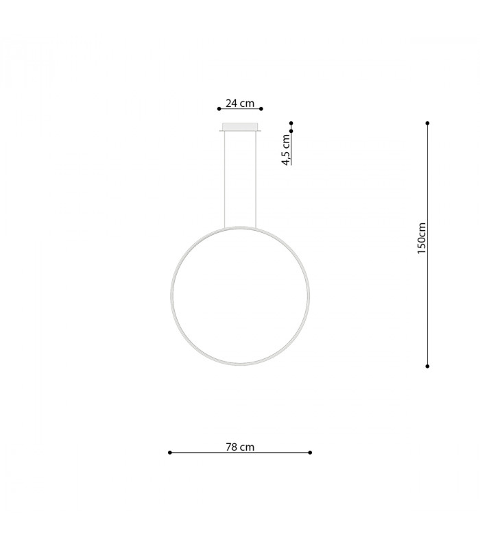 Rio Integrated Led Pendant Ceiling Light Golden-9