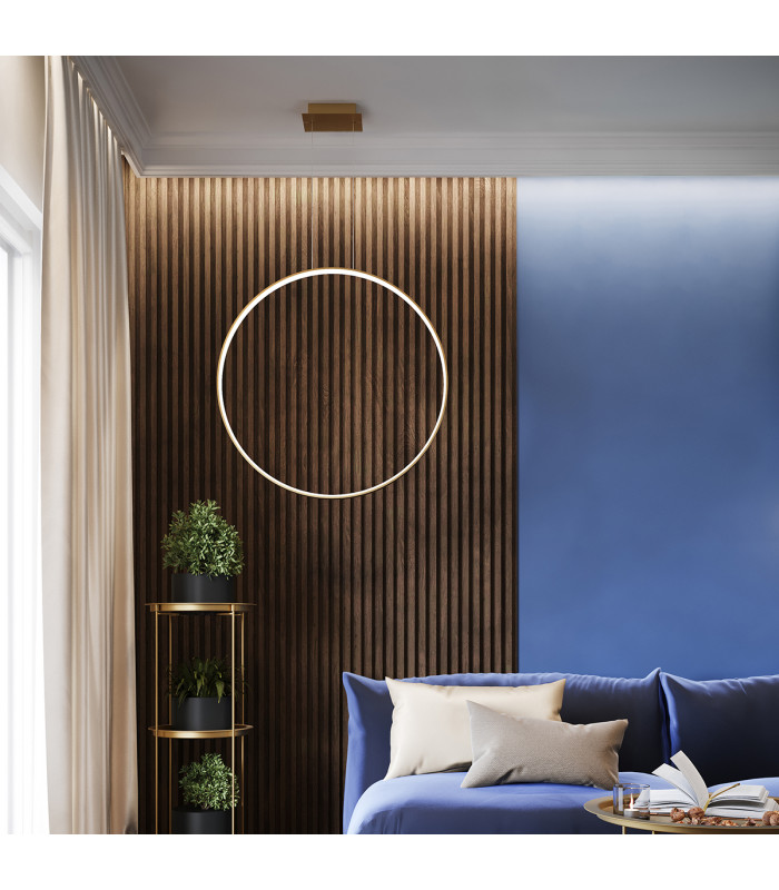 Rio Integrated Led Pendant Ceiling Light Golden-13