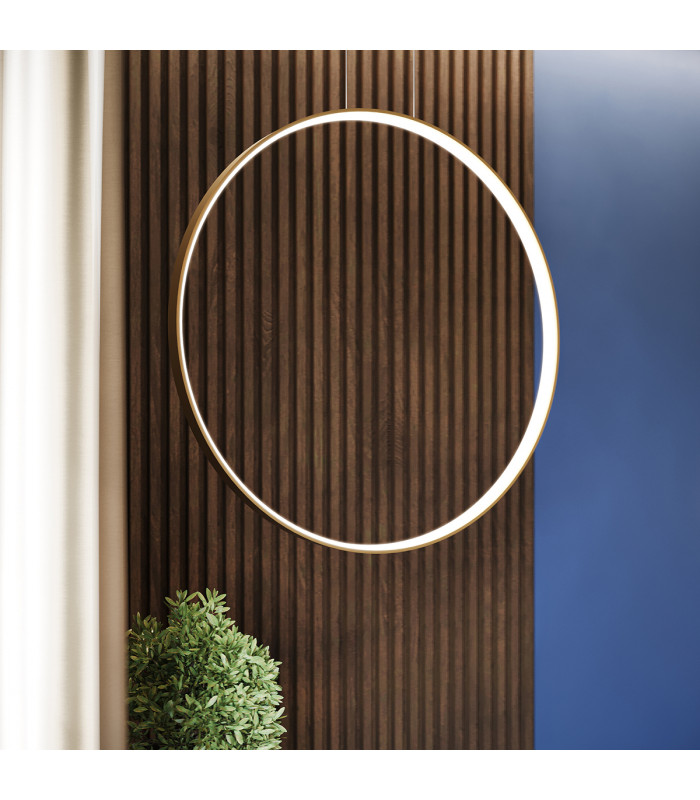 Rio Integrated Led Pendant Ceiling Light Golden-15