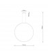 Rio Integrated Led Pendant Ceiling Light Golden-9