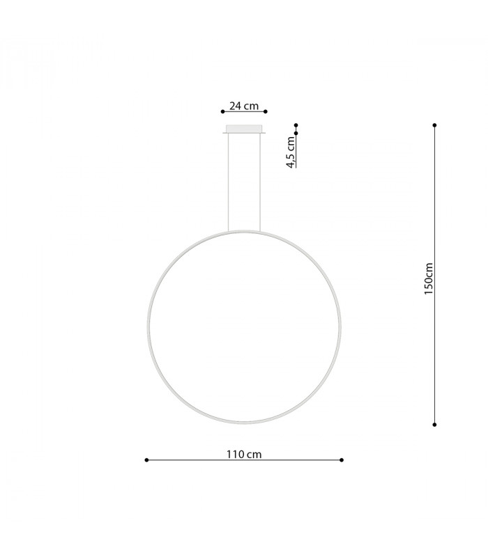 Rio Integrated Led Pendant Ceiling Light Golden-9