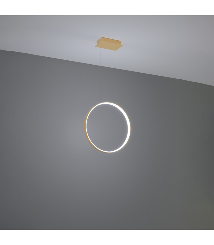 Rio Integrated Led Pendant Ceiling Light Golden-3