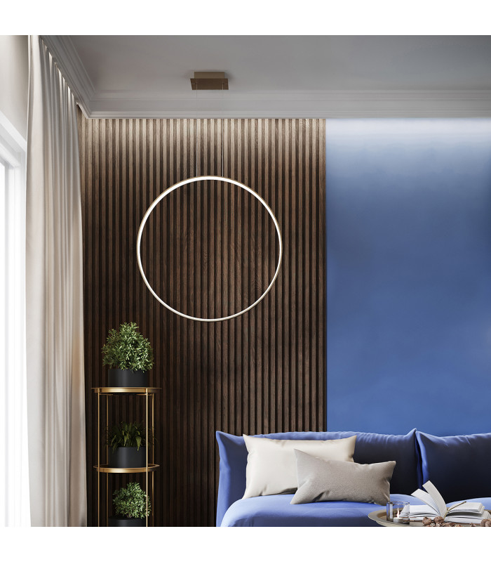 Rio Integrated Led Pendant Ceiling Light Golden-13