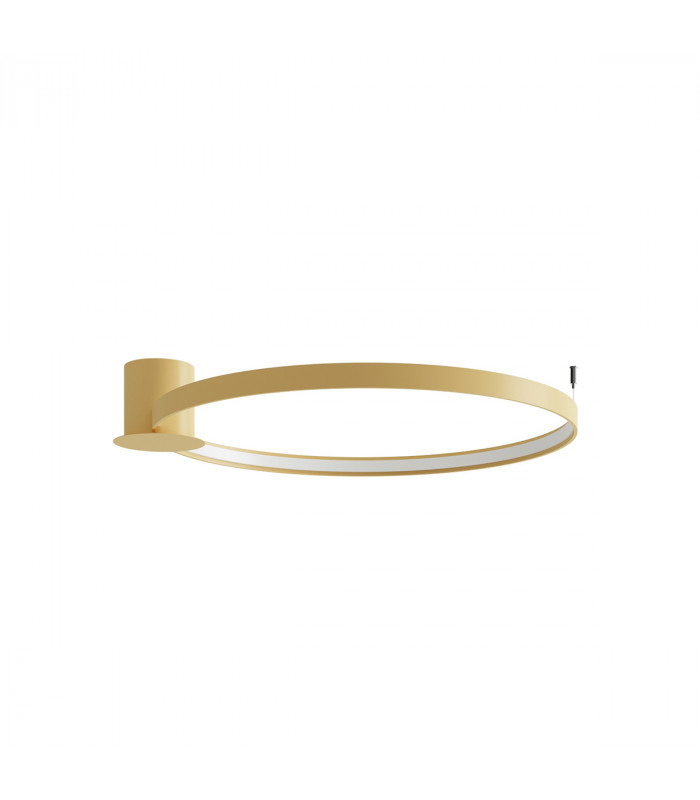 Rio Integrated Led Semi Flush Light Golden-1