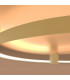 Rio Integrated Led Semi Flush Light Golden-7