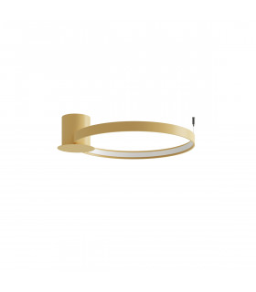 Rio Integrated Led Semi Flush Light Golden-1