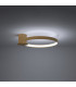 Rio Integrated Led Semi Flush Light Golden-3
