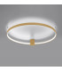 Rio Integrated Led Semi Flush Light Golden-5