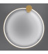 Rio Integrated Led Semi Flush Light Golden-8