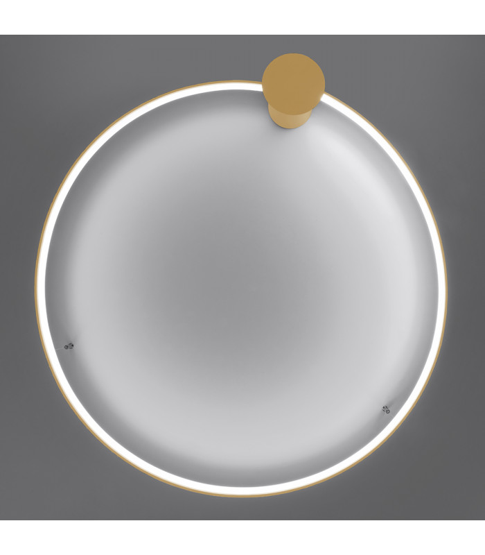 Rio Integrated Led Semi Flush Light Golden-8