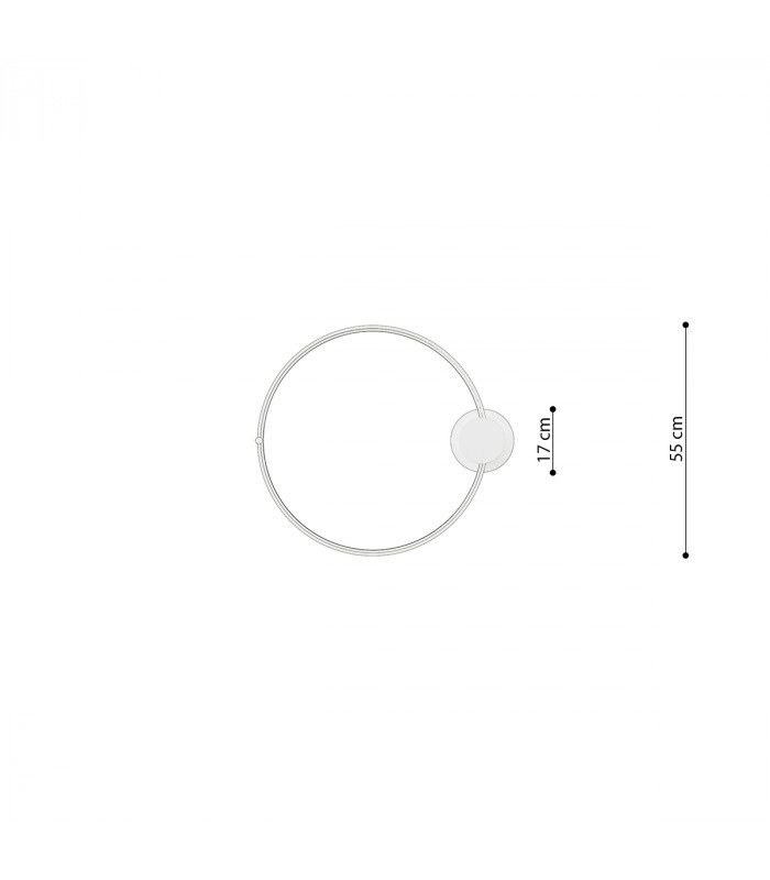 Rio Integrated Led Semi Flush Light Golden-10