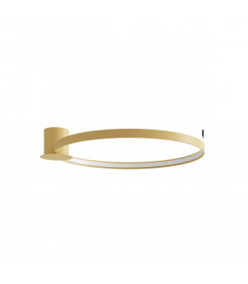 Rio Integrated Led Semi Flush Light Golden-1