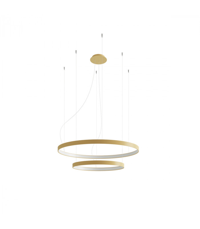 Rio Integrated Led Pendant Ceiling Light Golden-1