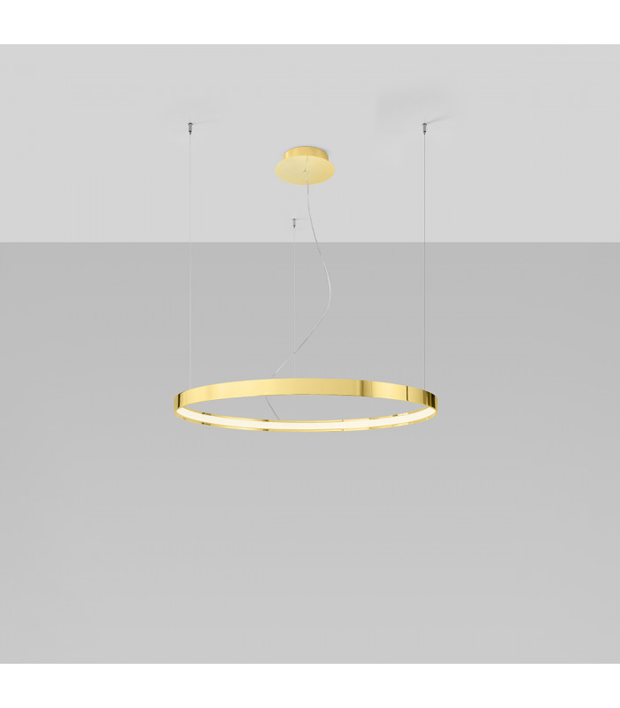 Rio Integrated Led Pendant Ceiling Light Polished Gold Galvanized-2