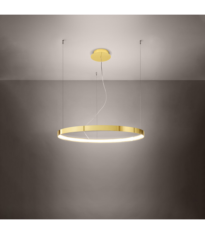 Rio Integrated Led Pendant Ceiling Light Polished Gold Galvanized-3