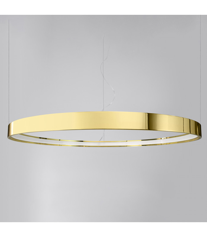 Rio Integrated Led Pendant Ceiling Light Polished Gold Galvanized-4