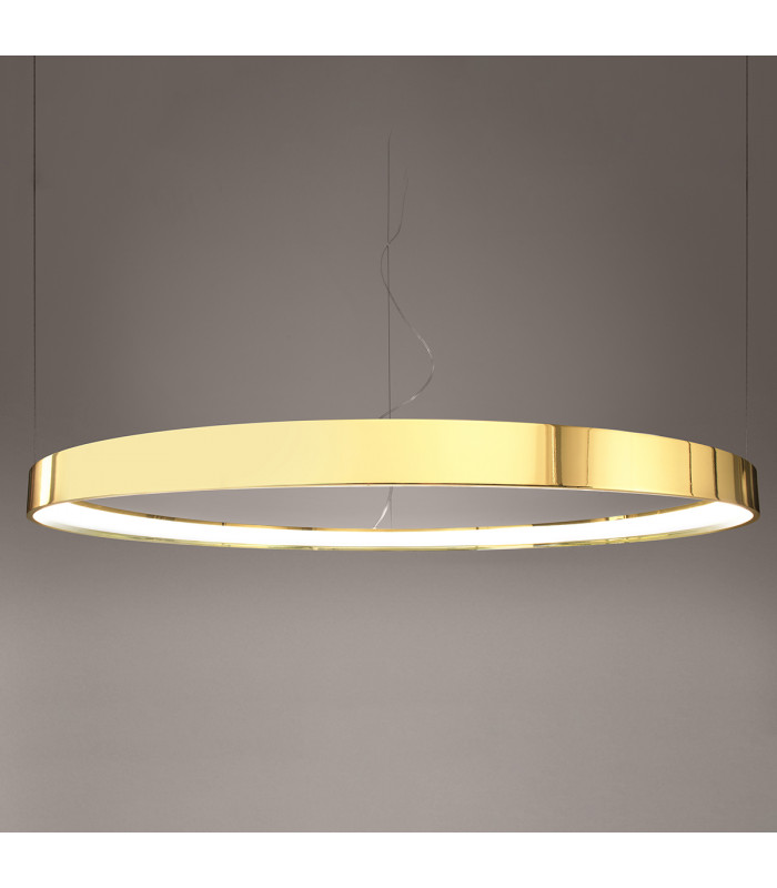 Rio Integrated Led Pendant Ceiling Light Polished Gold Galvanized-5