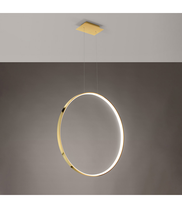 Rio Integrated Led Pendant Ceiling Light Polished Gold Galvanized-3