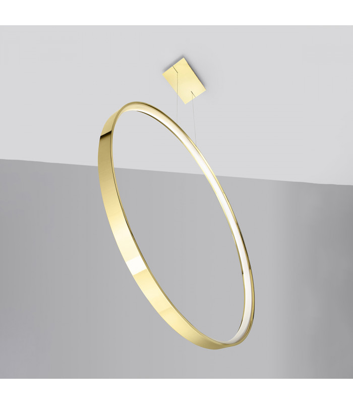 Rio Integrated Led Pendant Ceiling Light Polished Gold Galvanized-4
