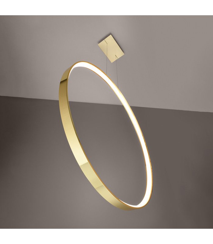 Rio Integrated Led Pendant Ceiling Light Polished Gold Galvanized-5