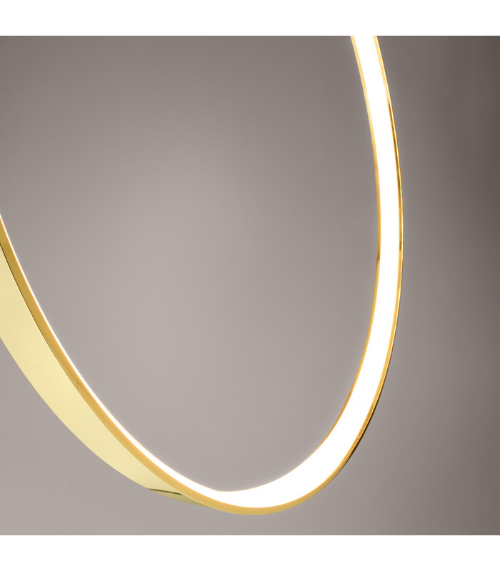 Rio Integrated Led Pendant Ceiling Light Polished Gold Galvanized-7