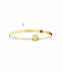 Rio Integrated Led Wall Lamp Polished Gold Galvanized-1