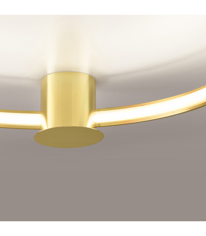 Rio Integrated Led Wall Lamp Polished Gold Galvanized-7