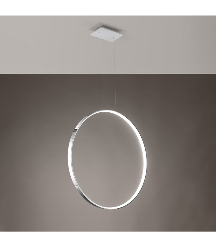 Rio Integrated Led Pendant Ceiling Light Chrome-3